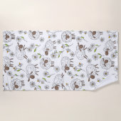 Schaapjes tellen op wit strandlaken (Voorkant)