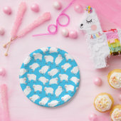 Schaapjes tellen papieren bordje (Feest)