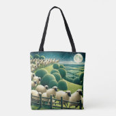 Schaapjes Tellen Tote Bag (Achterkant)