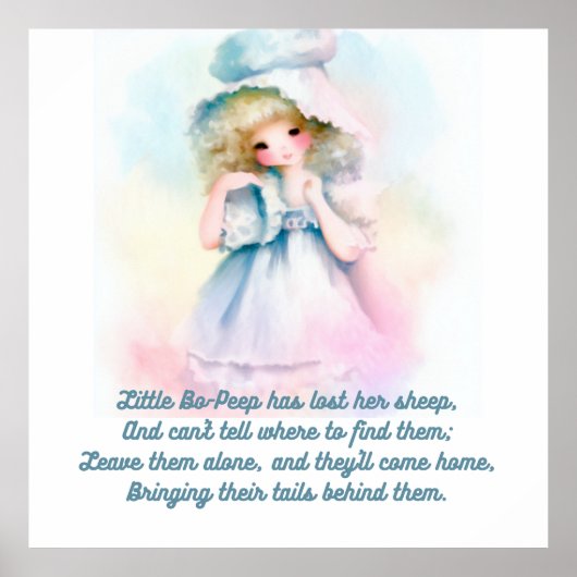 Schaapjes-zoek poster leuk voor op de kamer (Voorkant)