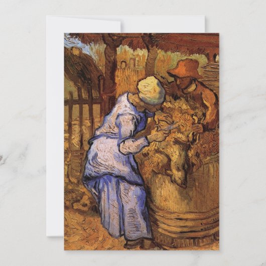 Schaapscheerders (naar Millet) door Vincent van Go (Voorkant)