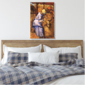 Schaapscheerders (naar Millet) door Vincent van Go Canvas Afdruk (Insitu (Slaapkamer))