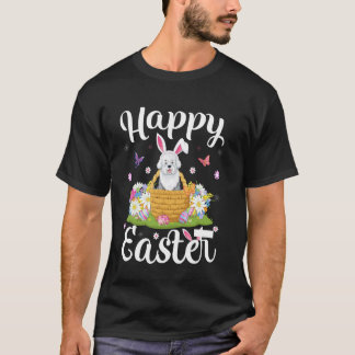 Schaapshond Happy Pasen Eieren Zoeken Konijn Oor P T-shirt