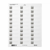 Schaapshond Retouradreslabel Etiket (Full Sheet)