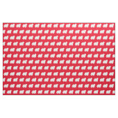 Schaapshond Silhouet Huisdier Rood Stof (Fat Quarter)