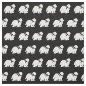 Schaapshond Silhouet Huisdier Stof (Swatch)