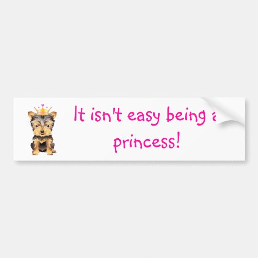 Schaapshond & Yorkshire Terrier Cadeau bumperstick Bumpersticker (Voorkant)