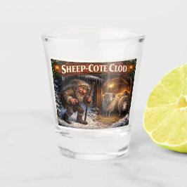 Schaapskooi Klomp IJslandse Kerstman Ansichtkaart Shot Glas