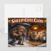 Schaapskooi Klomp IJslandse Kerstman Postkaart (Voorkant / Achterkant)