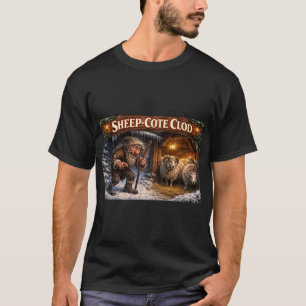 Schaapskooi Klomp IJslandse Kerstman Postkaart T-shirt