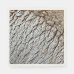 Schaapswol Abstracte Natuurfoto Servet