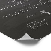 Schaar 1899 Patent Art Chalkboard Poster (Hoek)