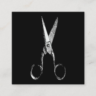 schaar Barber of Salon Visitekaartje