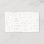 schaar | Barber Pole Visitekaartje (Achterkant)