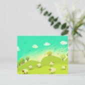 schaar briefkaart (Staand voorkant)