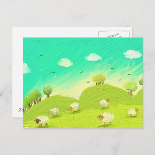 schaar briefkaart (Voorkant / Achterkant)