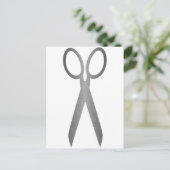 schaar briefkaart (Staand voorkant)
