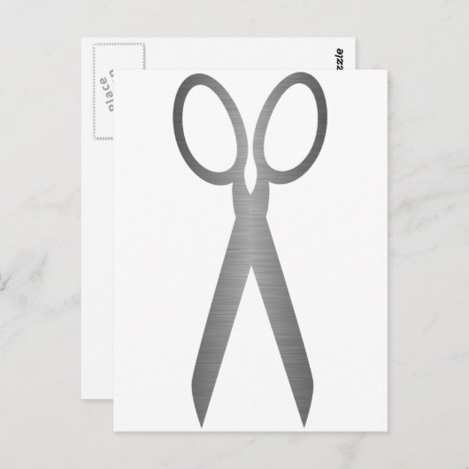 schaar briefkaart (Voorkant / Achterkant)