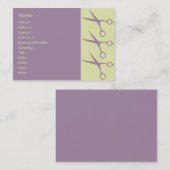 Schaar - Chubby Visitekaartje (Voorkant / Achterkant)