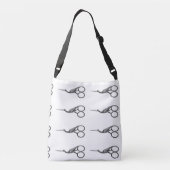 " schaar" crossbody tas (Achterkant)