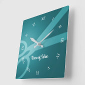 schaar | Cyaan | Hair Salon Vierkante Klok (Hoek)