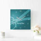 schaar | Cyaan | Hair Salon Vierkante Klok (Huis)