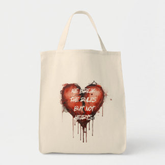 Schaar de regels tote bag