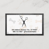 schaar | Doggies | QR-code Visitekaartje (Achterkant)