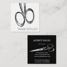  schaar, eenvoudig modern zwart-wit