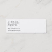 Schaar en Comb Hair Biz Mini Visitekaartje (Achterkant)