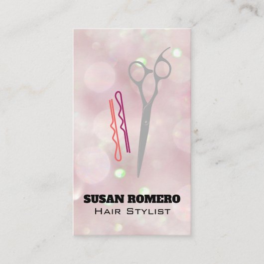 Schaar- en haarspelden afsprakenkaartje (Voorkant)