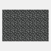 Schaar- en haarstaafpatronen inpakpapier vel (Voorkant 2)