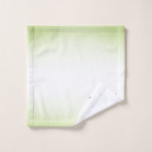 Schaar en kam groen bad handdoek (Wasdoekje)