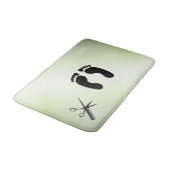 Schaar en Kam Groen Badmat (Gekanteld)