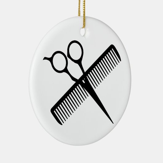 Schaar en kam keramisch ornament (Rechts)