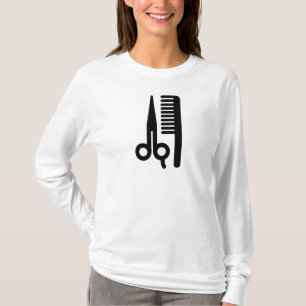 Schaar en kam t-shirt