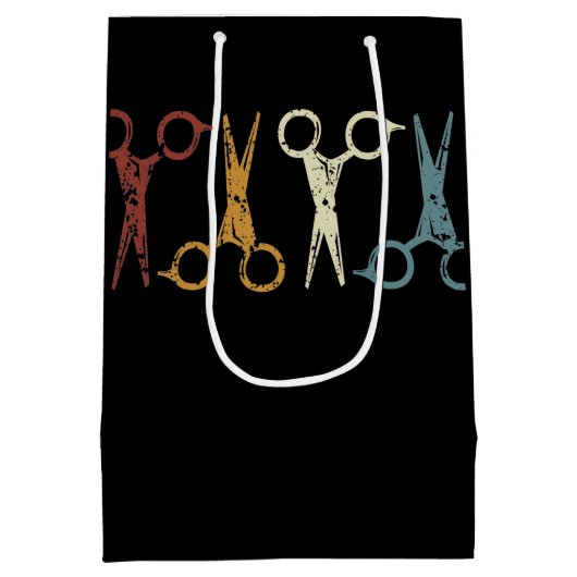 Schaar- en kappersapparaat, schaar- en schaar-ontw medium cadeauzakje (Achterkant)