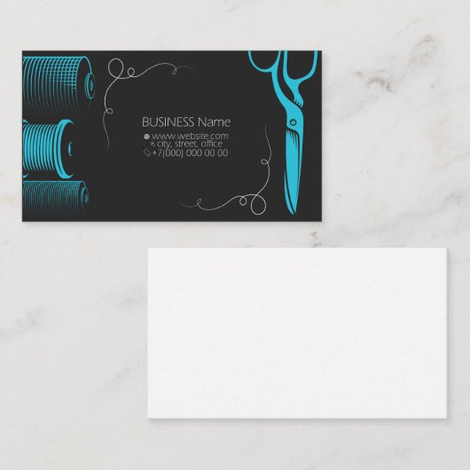 schaar- en schroefdraad voor visitekaartjes voor k (Voorkant / Achterkant)