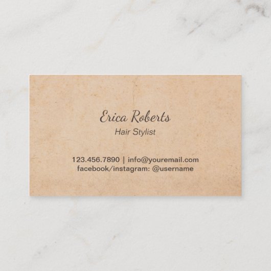  schaar- en ventilatorschaar- en ventilatorfunctie visitekaartje (Achterkant)