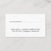 schaar | Goudborstel | Bloemen | Hair Logo Afsprakenkaartje (Achterkant)