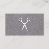 schaar | Grijze textuur Achtergrond Visitekaartje (Voorkant)