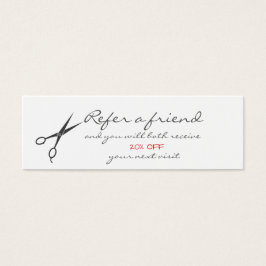 Schaar Haar Salon Verwijzing Kaart