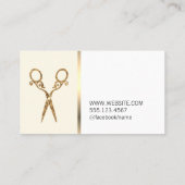 schaar | Hair Logo Visitekaartje (Achterkant)