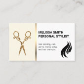 schaar | Hair Logo Visitekaartje (Voorkant)