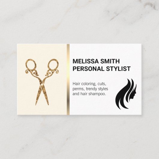 schaar | Hair Logo Visitekaartje (Voorkant)