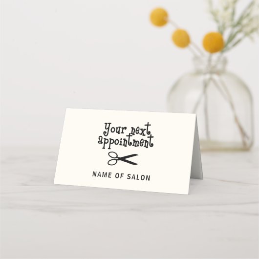Schaar - Hair Stylist Afspraakkaart Afsprakenkaart (Voorkant)