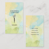 schaar | Hair Stylist | WATERVERF Visitekaartje (Voorkant / Achterkant)