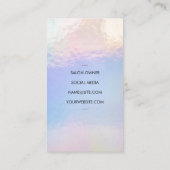 schaar | iriserende shimmer | kapper visitekaartje (Achterkant)