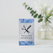 Schaar Kam Logo | Haarstylist Visitekaartje (Staand voorkant)