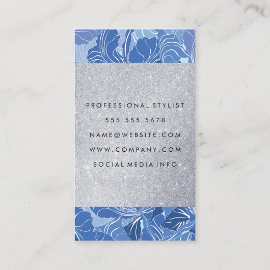 Schaar Kam Logo | Haarstylist Visitekaartje (Achterkant)